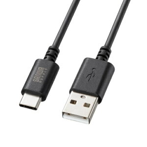 �T�����T�v���C KU-CA05BK USB 2.0 Type-C�P�[�u���iC-A�E0.5m�E�u���b�N�j�y�݌ɖڈ�:�����񂹁z| �p�\�R�����Ӌ@�� USB�P�[�u�� USB-C�P�[�u�� USB A-C USB(A-C)