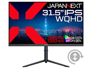 y݌ɖڈ:zyzJAPANNEXT JN-IPS315Q-HSPC6 tfBXvC 31.5^/ 2560×1440/ DP×1AHDMI×1AUSB-C×1/ ubN/ Xs[J[L/ 2Nۏ