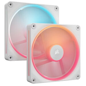 yzRZA() CO-9051056-WW PCP[Xt@ iCUE LINK LX140-R RGB WHITE Dual Reverse Fans Starter Kity݌ɖڈ:񂹁z