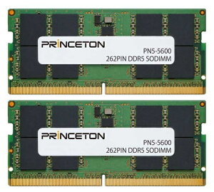 yzvXg PN5-5600-16GX2 32GBi16GB 2gj DDR5-5600 262PIN SODIMMy݌ɖڈ:񂹁z