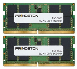 yzvXg PN5-5600-32GX2 64GBi32GB 2gj DDR5-5600 262PIN SODIMMy݌ɖڈ:񂹁z