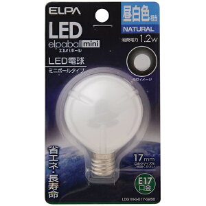 ELPA LDG1N-G-E17-G260 LEDd G50` E17y݌ɖڈ:񂹁z| rOƓd LEDd LED d Ɩ Cg  邢 ߓd  L gC