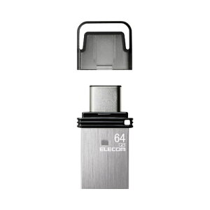 yzELECOM MF-CAU32064GSV USB/ USB3.2(Gen1)/ Type-C/ Lbv/ 64GB/ Vo[y݌ɖڈ:񂹁z| p\RӋ@ USB[ USBtbV[ USB USBtbV