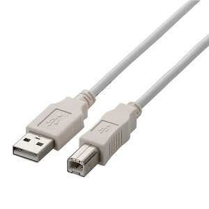 ELECOM U2C-BN10WH USB2.0P[u/ A-B^Cv/ m[}/ 1.0m/ zCgy݌ɖڈ:񂹁z| p\RӋ@ USB P[u v^ TypeA TypeB