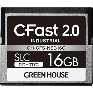 yzGREEN HOUSE GH-CFS-NSC16G CFast2.0 SLC 0x70x 16GB 3Nۏ؁y݌ɖڈ:񂹁z