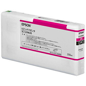 �y���������zEPSON SC12VM20 SureColor�p �C���N�J�[�g���b�W/ 200ml�i�r�r�b�h�}�[���^�j�y�݌ɖڈ�:�����񂹁z| ���Օi �C���N �C���N�J�[�g���b�W �C���N�^���N ���� �C���N�W�F�b�g �v�����^ 