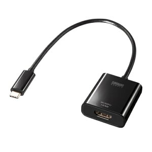 �T�����T�v���C AD-ALCHDR04TK USB Type C-HDMI�ϊ��A�_�v�^�i4K/ 60Hz/ HDR�E�ȈՃp�b�P�[�W�Łj�y�݌ɖڈ�:�����񂹁z