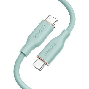 �A���J�[�E�W���p�� A8553N62 Anker PowerLine III Flow USB-C �� USB-C �P�[�u��(1.8m �~���g�O���[��)�y�݌ɖڈ�:�����񂹁z