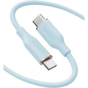 �A���J�[�E�W���p�� A8553N32 Anker PowerLine III Flow USB-C �� USB-C �P�[�u��(1.8m �A�C�X�u���[)�y�݌ɖڈ�:�����񂹁z