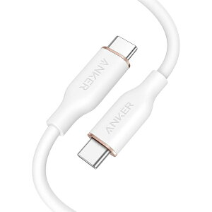 �A���J�[�E�W���p�� A8553N22 Anker PowerLine III Flow USB-C �� USB-C �P�[�u��(1.8m �N���E�h�z���C�g)�y�݌ɖڈ�:�����񂹁z