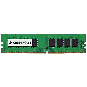 yzGREEN HOUSE GH-DRF2666-16GB fXNgbvPC 2666MHziPC4-21300jΉ 288pin DDR4 Unbuffered DIMM 16GB 1.2Vy݌ɖڈ:񂹁z