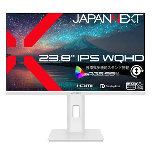 �y���������zJAPANNEXT JN-IPS238Q-HSPC6-W �t���f�B�X�v���C 23.8�^/ 2560×1440/ HDMI×1�ADP×1�AUSB-C×1/ �z���C�g/ �X�s�[�J�[�L/ 2�N�ۏ؁y�݌ɖڈ�:�͏��z| �Ɠd �f�B�X�v���C