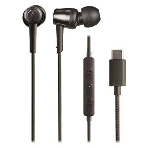 �I�[�f�B�I�e�N�j�J ATH-CKD30C BK USB Type-C�p�J�i���^�C���z���}�C�N�t�� �L�� 1.2m�u���b�N�y�݌ɖڈ�:�͏��z
