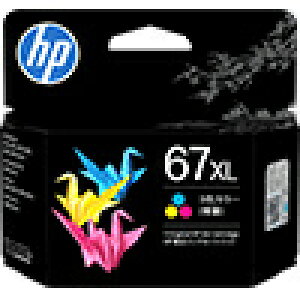 �y�݌ɖڈ�:����z�y���������z3YM58AA#JPN HP 67XL �C���N�J�[�g���b�W �J���[