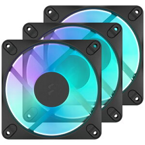 �y���������zFractal Design FD-F-DR3-1203 PC�P�[�X�t�@�� Dynamic 3 12 RGB 3-Pack Black�y�݌ɖڈ�:�����񂹁z