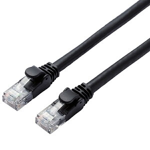 ELECOM LD-GPA/BK7 LAN�P�[�u��/ CAT6A����/ �X�^���_�[�h/ 7m/ �u���b�N�y�݌ɖڈ�:�����񂹁z