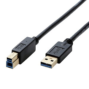 ELECOM DH-AB3N20BK USB3.0�P�[�u��/ A-B�^�C�v/ 2.0m/ �u���b�N�y�݌ɖڈ�:�����񂹁z
