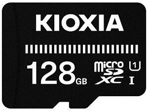 KIOXIA KMUB-A128G UHS-IΉ Class10 microSDXCJ[h 128GBy݌ɖڈ:͏z