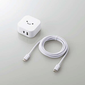 yzELECOM MPA-ACCP21WF AC[d/ X}zE^ubgp/ USB Power Delivery/ 20W+12W/ USB-C1|[g/ USB-A1|[g/ P[u/ 1.5m/ zCgtFCXy݌ɖڈ:񂹁z