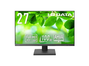 【送料無料】IODATA LCD-D272SA ワイド液晶ディスプレイ 27型/ 1920×1080/ HDMI、DisplayPort/ ブラック/ スピーカー:あり/ 「5年保証」/ 100Hz対応で視認性アップ!【在庫目安:僅少】