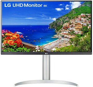 �y���������zLG�d�q 27UP650K-W 27�^�t���f�B�X�v���C/ 3840×2160/ DP�AHDMI/ �z���C�g/ �X�s�[�J�[�Ȃ�/ ���~/ �`���g/ ��]�y�݌ɖڈ�:�����񂹁z