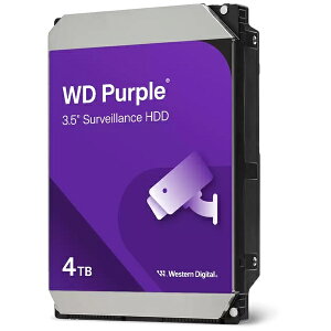 �y���������zWESTERN DIGITAL WD44PURZ WD Purple �Z�L�����e�B�V�X�e������ SATA3 6Gbps(SATA6G) 3.5�^HDD 4TB�y�݌ɖڈ�:�����񂹁z| �p�\�R�����Ӌ@��