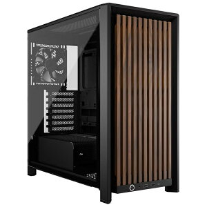 �y���������z�R���Z�A(������) CC-9011340-WW �~�h���^���[�^PC�P�[�X 4000D WOOD RS Modular Mid-Tower Black Walnut�y�݌ɖڈ�:�����񂹁z