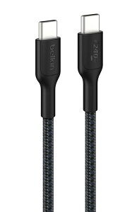 belkin CAB025fq2MBK BoostCharge Pro USB-C to USB-C �ґg�P�[�u�� 240W 2M �u���b�N�y�݌ɖڈ�:�͏��z