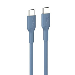 belkin CAB023fq1MBL BoostCharge USB-C to USB-C �P�[�u�� 60W 1M �u���[�y�݌ɖڈ�:�����񂹁z