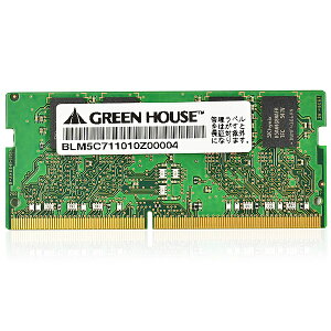yzGREEN HOUSE GH-DNF2666-4GB PC4-21300 DDR4 SO-DIMM 4GBy݌ɖڈ:񂹁z