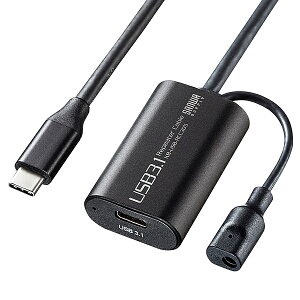 【送料無料】サンワサプライ KB-USB-RCC305 5m延長USB3.1 Type C-Type Cアクティブリピーターケーブル【在庫目安:お取り寄せ】| パソコン周辺機器 USB延長ケーブル USB延長アダプタ USB延長 USB 延長 ケー