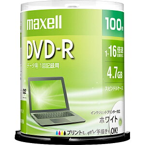 yzMaxell DR47PWE.100SP f[^pDVD-R 4.7GB 1-16{ v^uzCg 100XshP[Xy݌ɖڈ:͏z