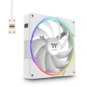 �y���������zThermaltake CL-F209-PL14SW-A PC�P�[�X�t�@�� TS140 EX RGB 3Pack Fan White�y�݌ɖڈ�:�����񂹁z