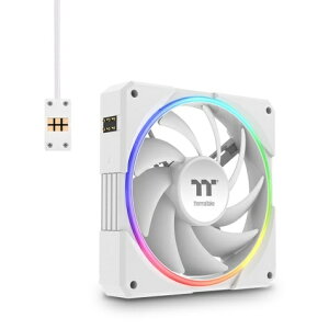 �y���������zThermaltake CL-F207-PL12SW-A PC�P�[�X�t�@�� TS120 EX RGB 3Pack Fan White�y�݌ɖڈ�:�����񂹁z