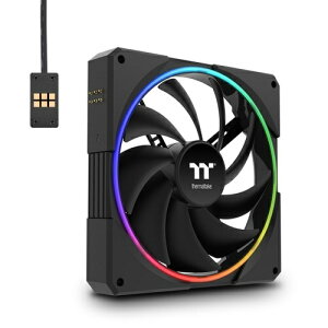 �y���������zThermaltake CL-F208-PL14SW-A PC�P�[�X�t�@�� TS140 EX RGB 3Pack Fan Black�y�݌ɖڈ�:�����񂹁z