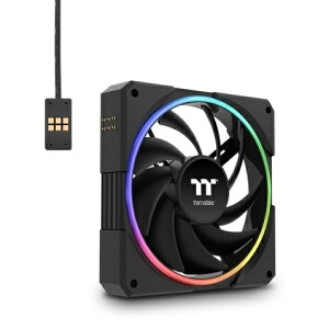 �y���������zThermaltake CL-F206-PL12SW-A PC�P�[�X�t�@�� TS120 EX RGB 3Pack Fan Black�y�݌ɖڈ�:�����񂹁z