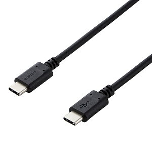 ELECOM MPA-CC15PNBK �X�}�z�E�^�u���b�g�pUSB�P�[�u��/ USB(C-C)/ �X�^���_�[�h/ USB Power Delivery�Ή�/ �F�ؕi/ 1.5m/ �u���b�N�y�݌ɖڈ�:�����񂹁z