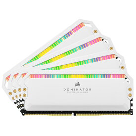 【送料無料】コルセア(メモリ) CMT32GX4M4C3600C18W DDR4 3600MHz 8GBx4 DIMM 18-19-19-39 DOMINATOR PLATINUM RGB White Heatspreaders RGB LED【在庫目安:お取り寄せ】