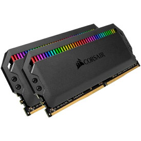 【送料無料】コルセア(メモリ) CMT16GX4M2C3200C16 DOMINATOR PLATINUM RGB 8GBx2 DDR4 3200 (PC4-25600) C16 1.35V - Black【在庫目安:お取り寄せ】