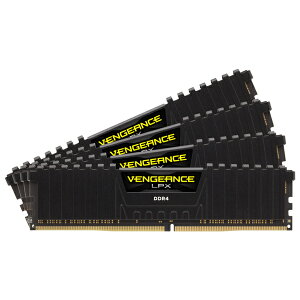 yzRZA() CMK128GX4M4E3200C16 DDR4 3200MHz 32GBx4 DIMM Unbuffered XMP 2.0 Vengeance LPX black Heatspreader Black PCBy݌ɖڈ:񂹁z