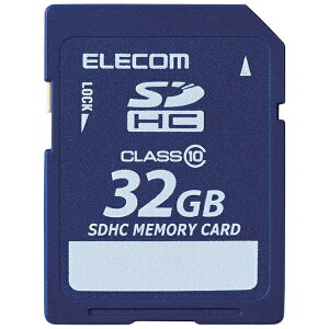 ELECOM MF-FSD032GC10R SDHC�J�[�h/ �f�[�^�����T�[�r�X�t/ Class10/ 32GB�y�݌ɖڈ�:�����񂹁z