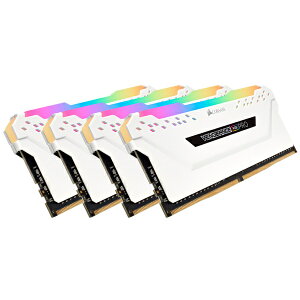yzRZA() CMW32GX4M4C3200C16W DDR4 3200MHz 8GBx4 288pin DIMM Unbuffered 16-18-18-36 Vengeance RGB PRO Whitey݌ɖڈ:񂹁z