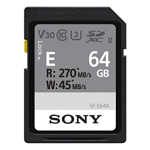 yzSONY(VAIO) SF-E64A SDXC UHS-II [J[h Class10 64GBy݌ɖڈ:񂹁z