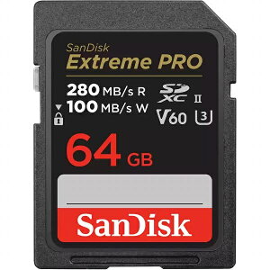 yzSDSDXEP-064G-JNJIP SanDisk Extreme PRO UHS-II V60 64GBy݌ɖڈ:񂹁z