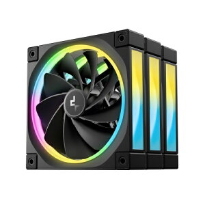 �y���������zDeepcool R-FL12R-BKAPN3-G FL12R-3 IN 1/ 120mm�P�[�X�t�@�� 3����p�b�N/ ���o�[�X�u���[�h�f�U�C��/ �u���b�N/ �Ǝ��̃��C�g�G�t�F�N�g/ MB�����Ή�/ FDB/ �h�U�_���p�[/ 3��4��6�X���b�g��