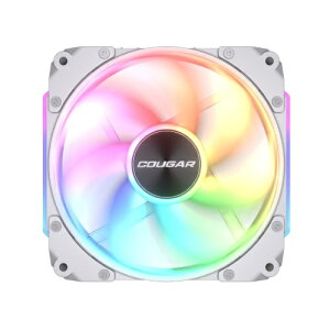 yzCOUGAR CF-APR12HW-RGB Apolar 120 ARGB White/ 120mm ARGBP[Xt@/ zCg/ V[XȃfCW[`F[ڑ/ ϋvHDB̗p/ U𕪎UQ-StopVXey݌ɖڈ:񂹁z