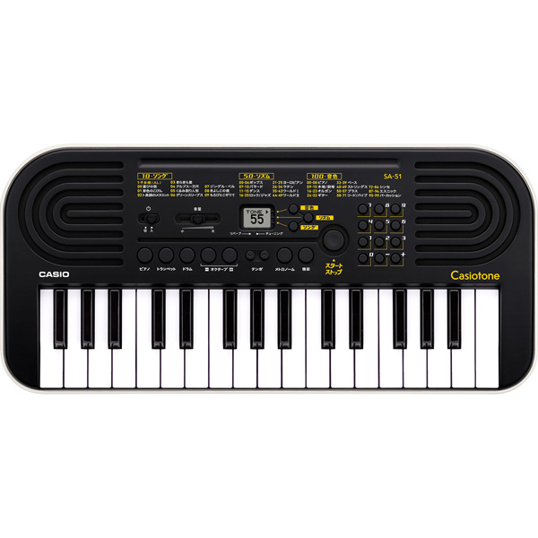 ポップス CASIO SA-51 電子キーボード 44ミニ鍵盤：デジタル百貨店PodPark店 リズムを