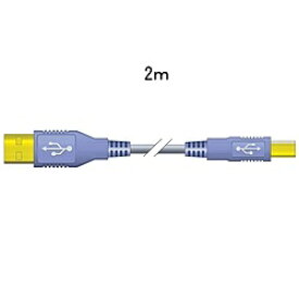 JVCケンウッド VX-U120 USBケーブル（2.0対応） 2m【在庫目安:お取り寄せ】| パソコン周辺機器 USB ケーブル プリンタ TypeA TypeB