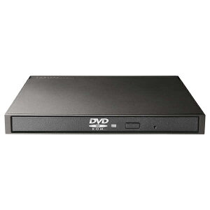 【送料無料】Logitec LDV-PWA8U3CNBK ポータブルDVDドライブ/ USB3.2(Gen1)/ 読込専用DVD-ROM/ Type-A/ Type-C/ ブラック【在庫目安:お取り寄せ】