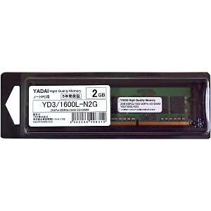 yz_C YD3/1600L-N2G DDR3 PC3L-12800 1.35V 2GB SO-DIMM 204piny݌ɖڈ:񂹁z